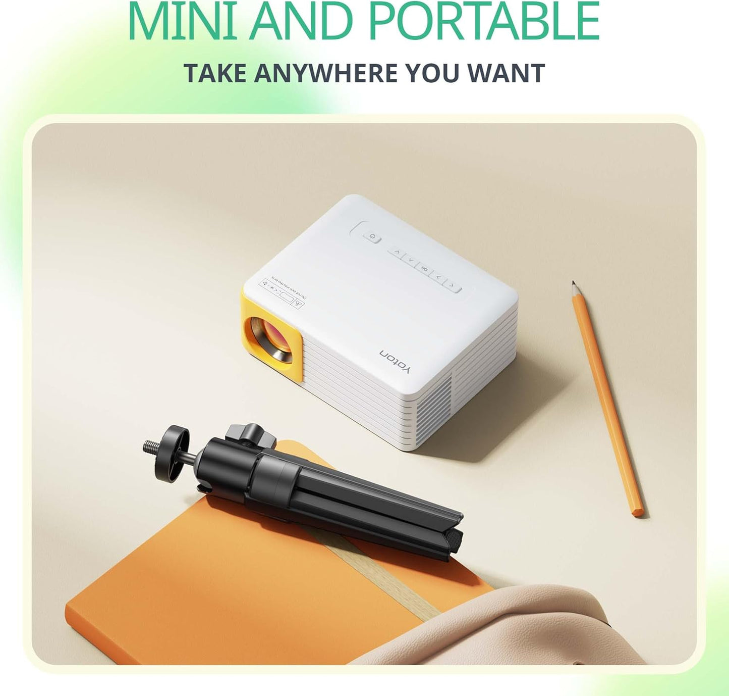 Mini Projector Tripod - Tripod for Mini Portable Projector, Projector Stand With