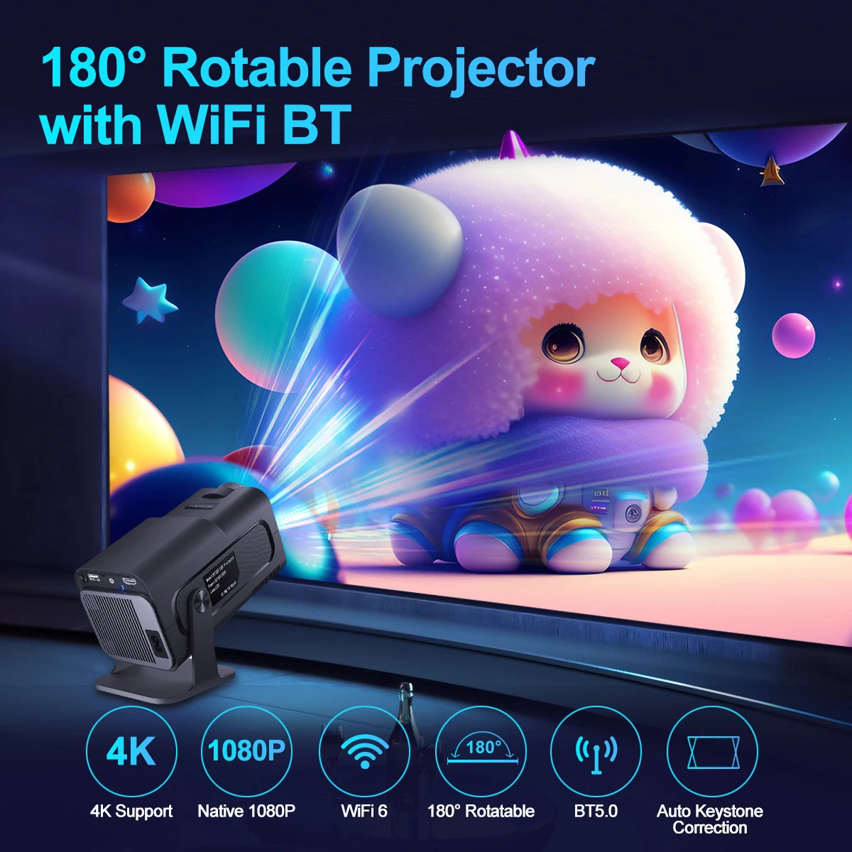 Magcubic HY320 Android 11 4K Projector