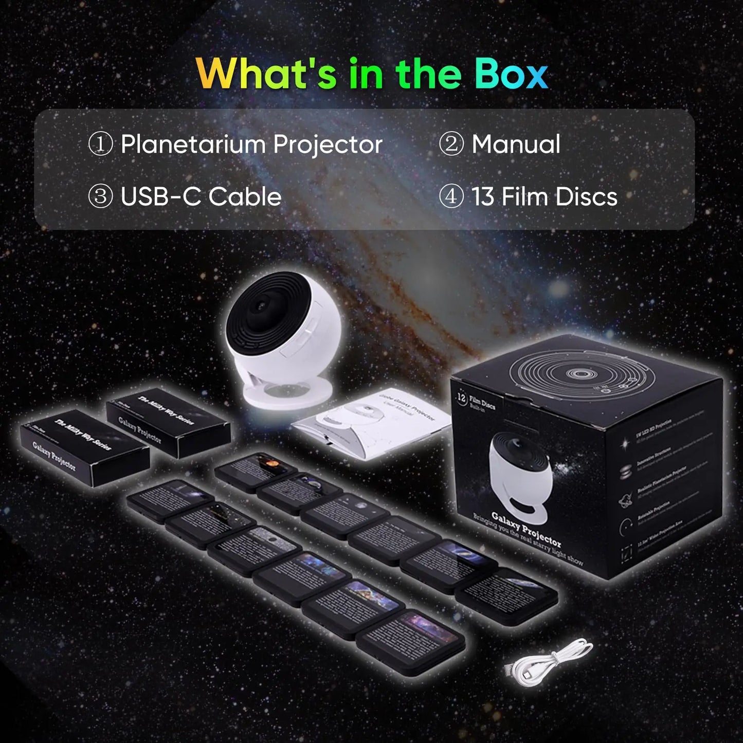 Night Light Galaxy Starry Sky Projector