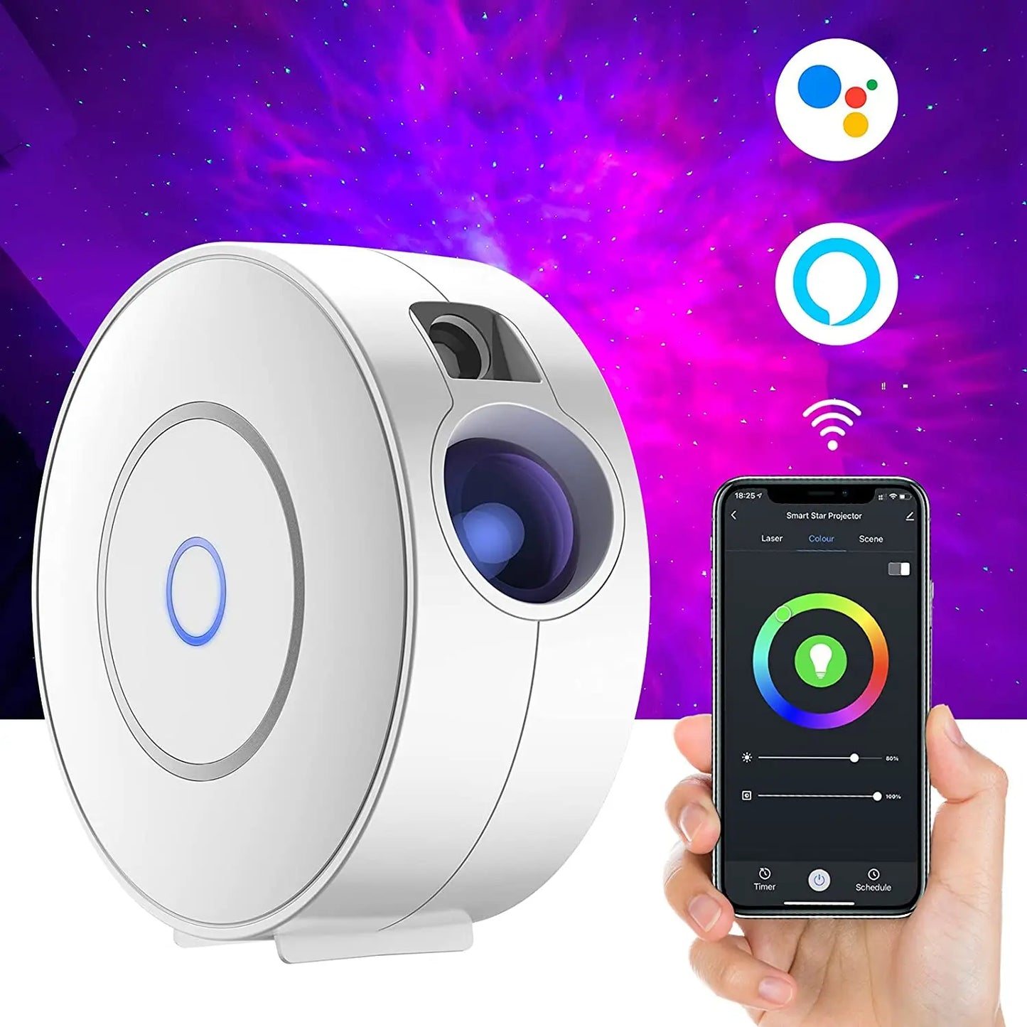 Tuya WiFi Smart Aurora Galaxy Projector