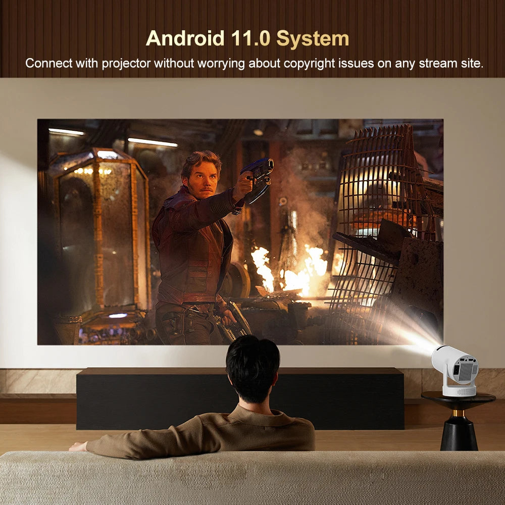 Ultra HY300 4K Android Projector Portable