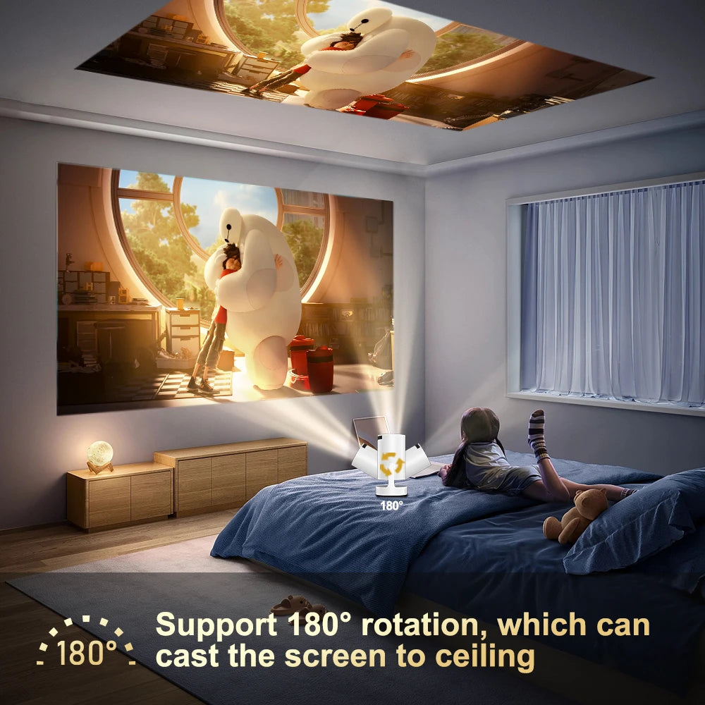 Ultra HY300 4K Android Projector Portable