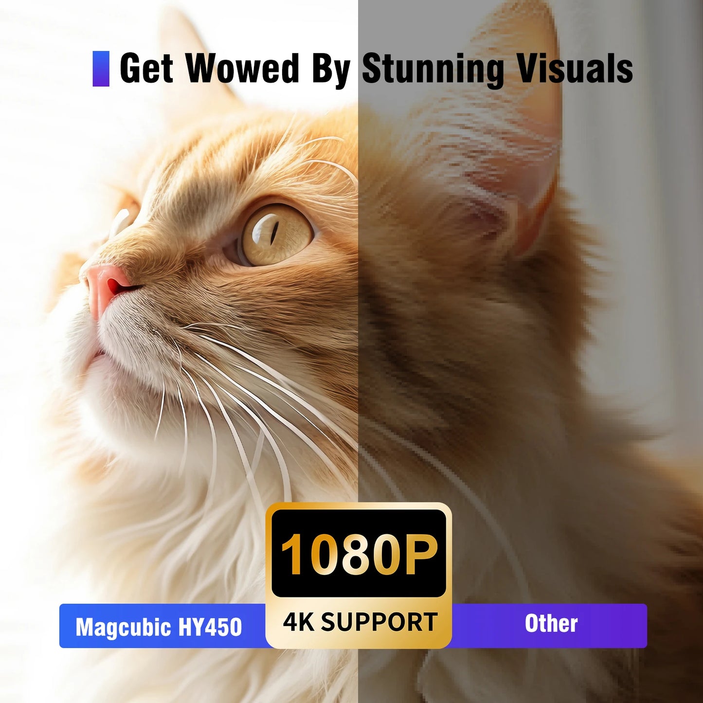 Magcubic HY450 8K Ultra Short Projector