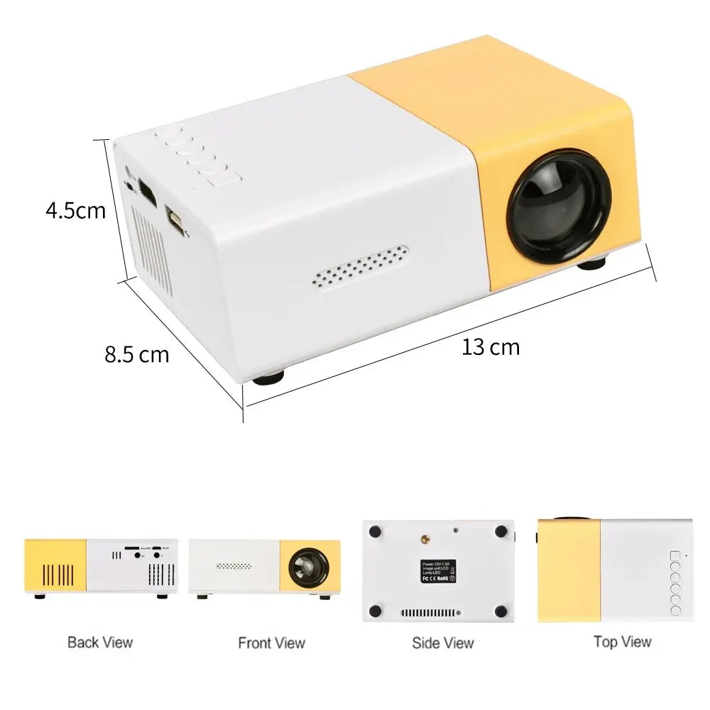 Mini LED YG300 Upgraded Home Projector