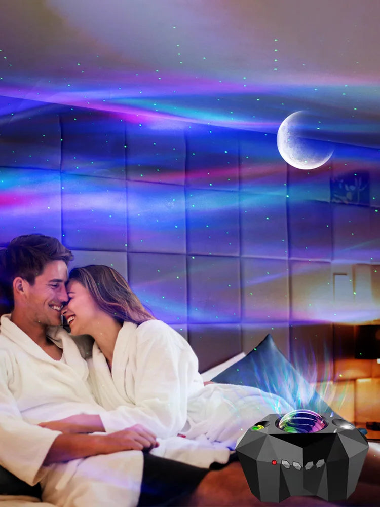 Aurora Galaxy Moon Projector Night Light