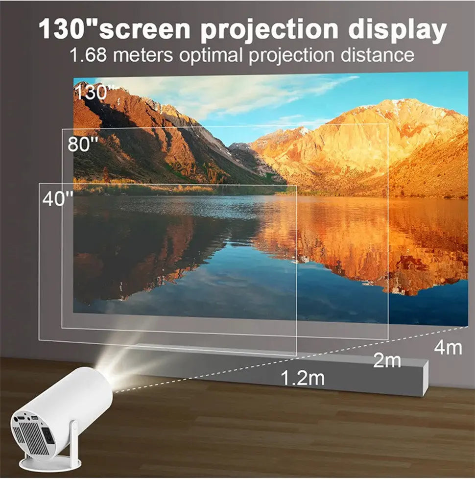 DITONG HY300 Plus HD 4K Projector