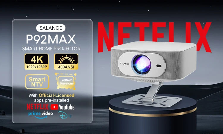 Salange P92MAX Smart Android Projector