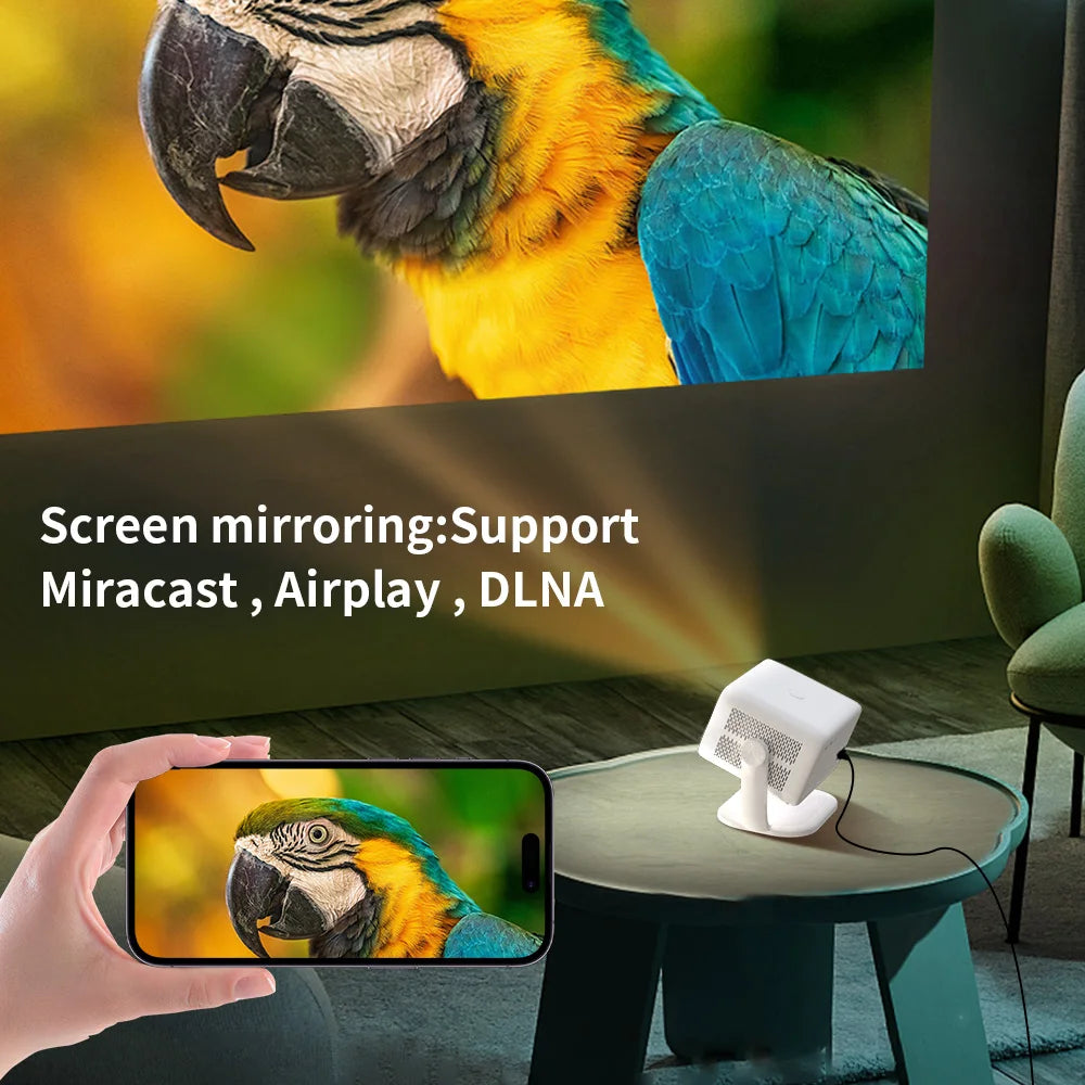 Portable 1080P HD 4K Android Projector