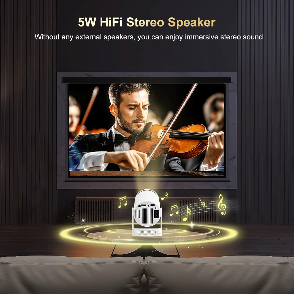 Ultra HY300 4K Android Projector Portable