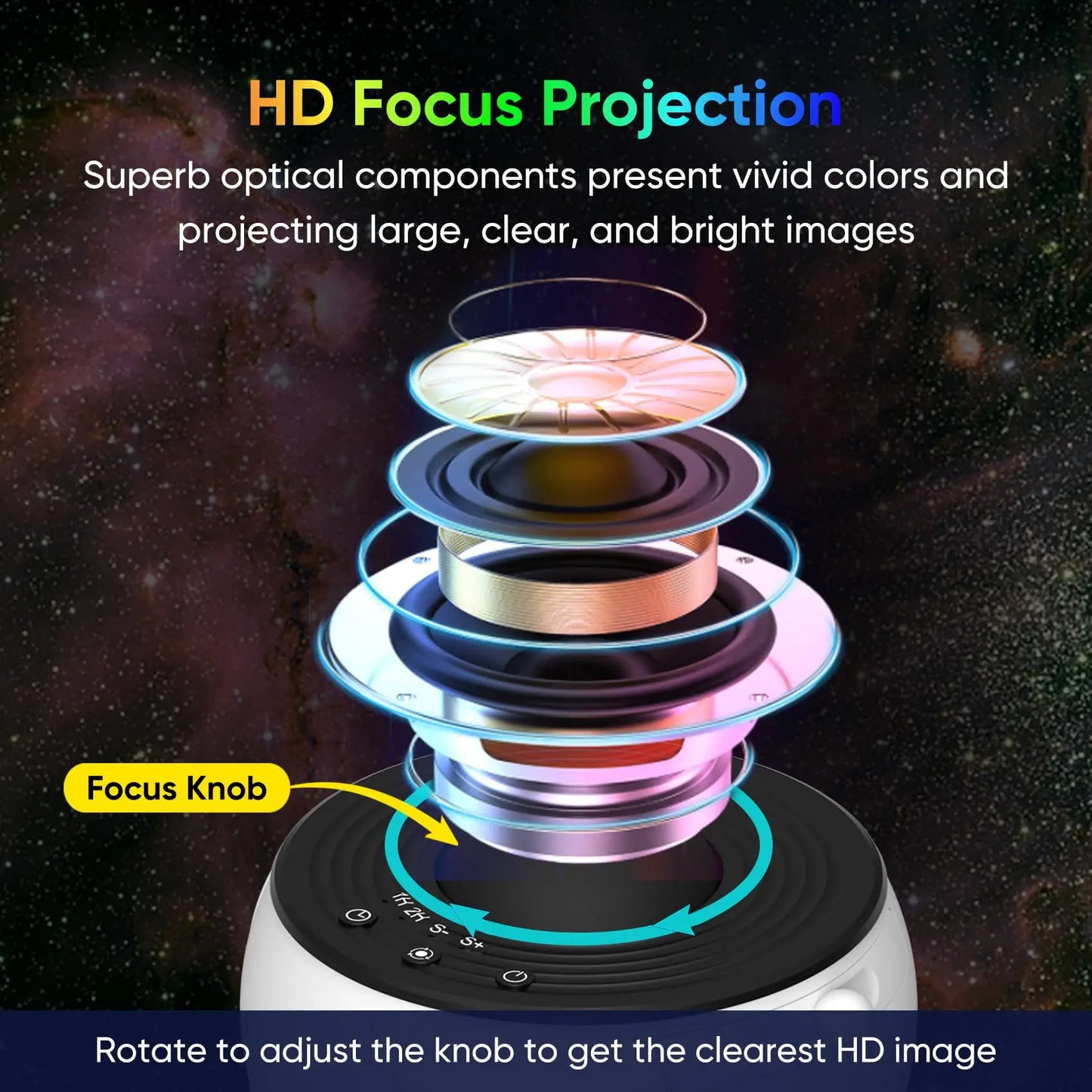 Night Light Galaxy Starry Sky Projector