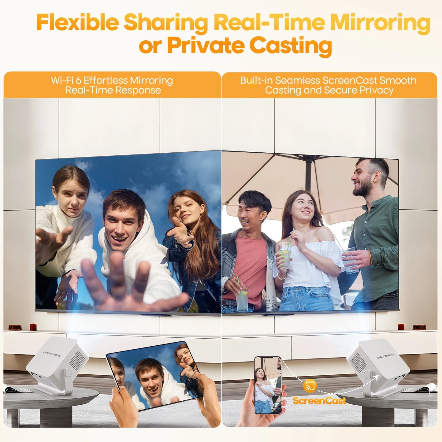 Magcubic Auto Focus 4K Android Projector