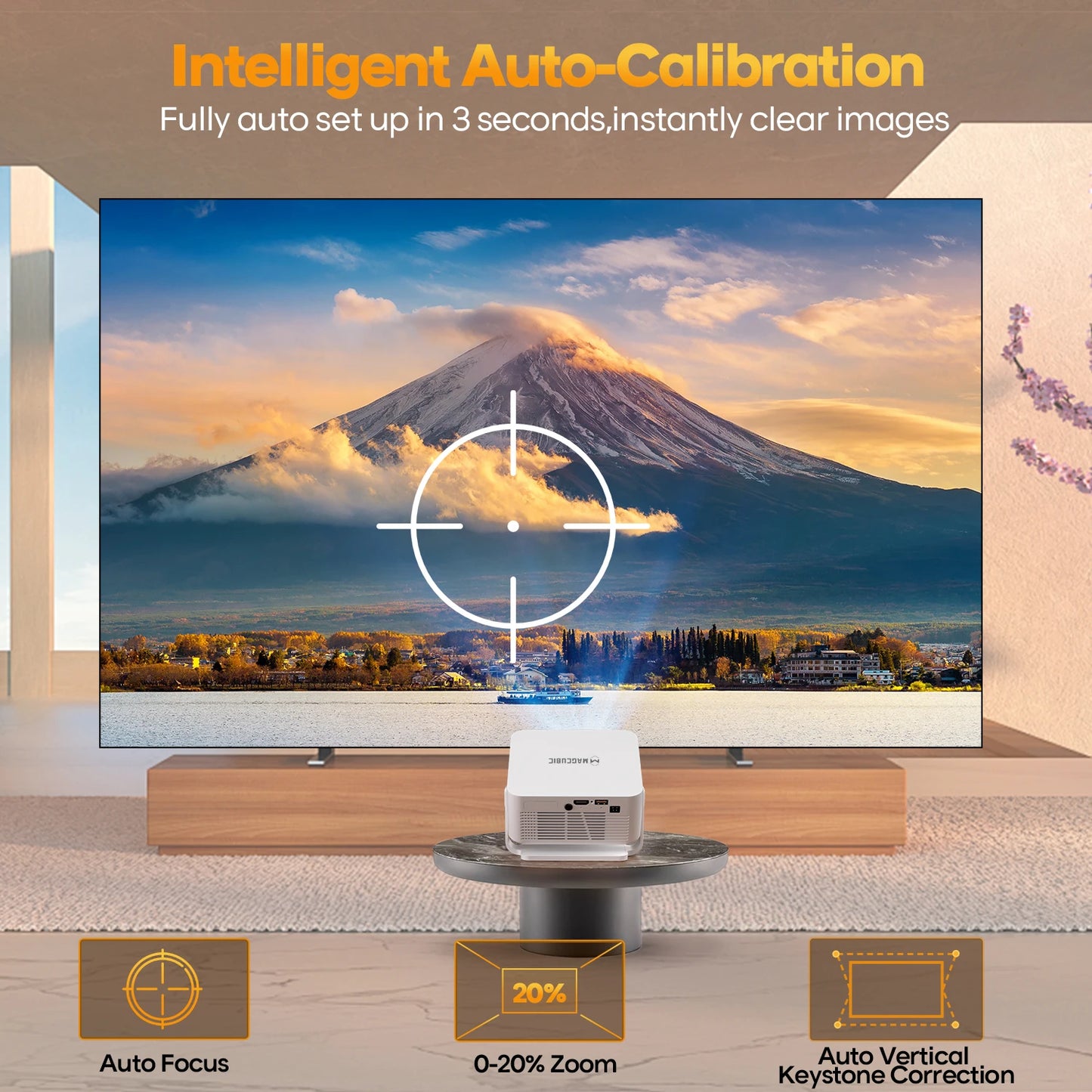 Magcubic Auto Focus 4K Android Projector