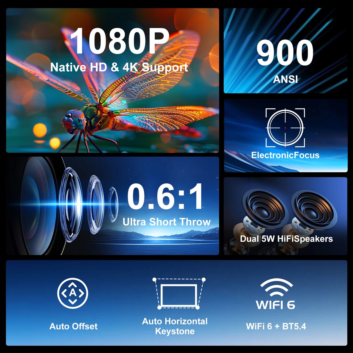 Magcubic HY450 8K Ultra Short Projector