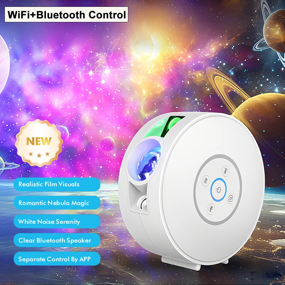 Starry Sky Projector Night Light Speaker