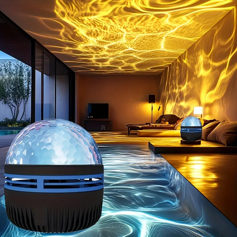 USB Water Wave Effect Projector Light