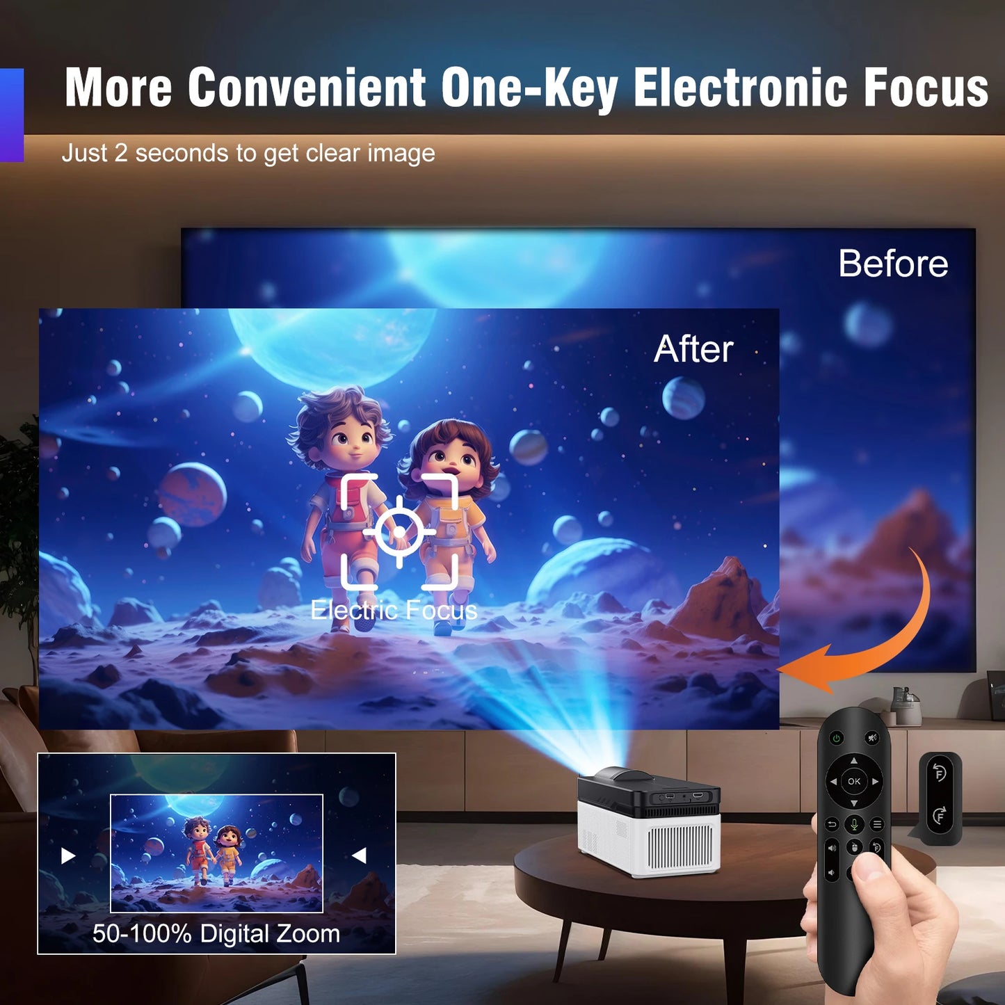 Magcubic HY450 8K Ultra Short Projector