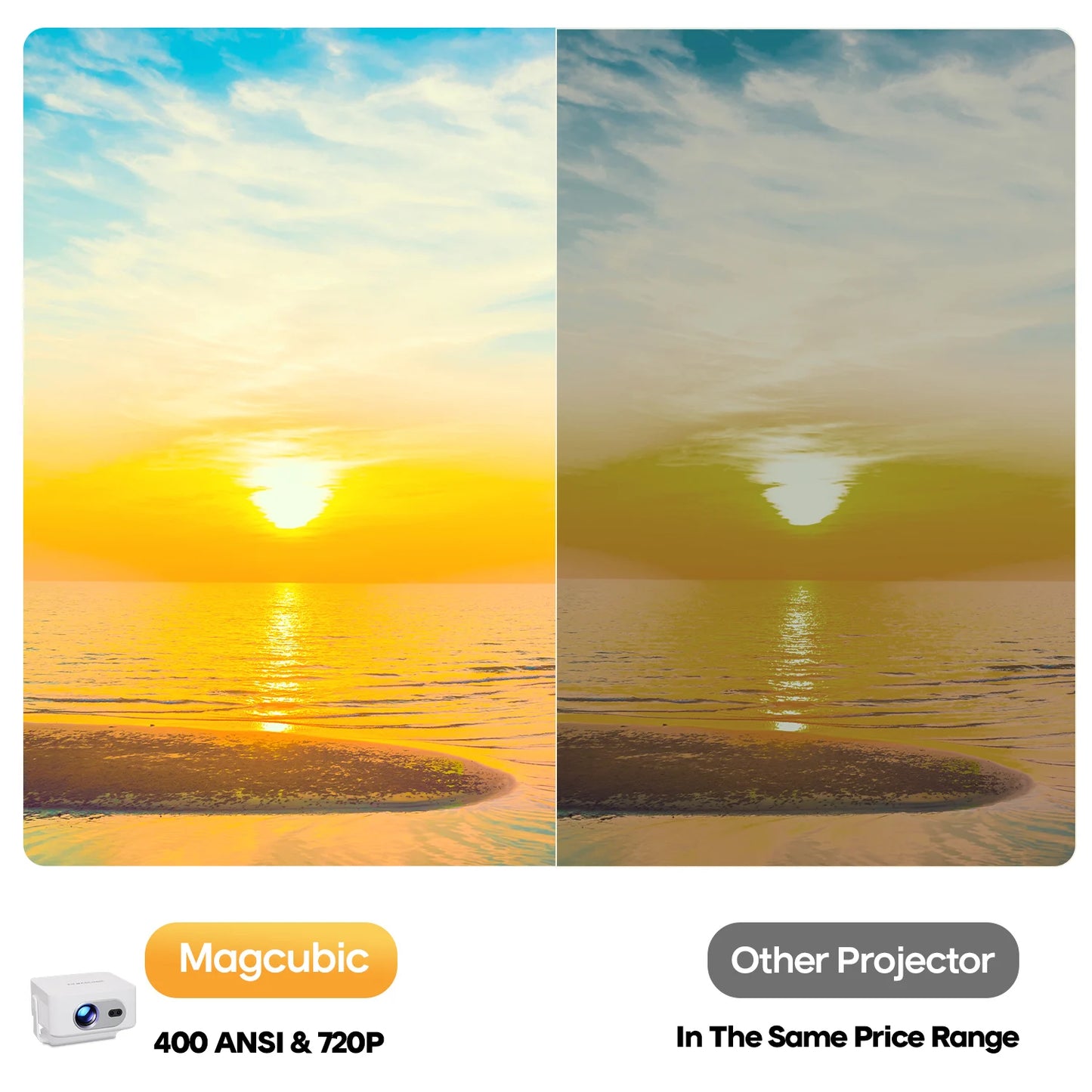Magcubic Auto Focus 4K Android Projector