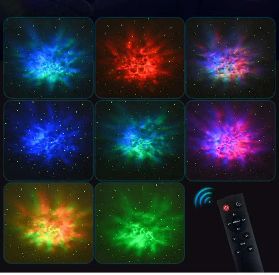 "Astronaut Star Projector Galaxy Night Light