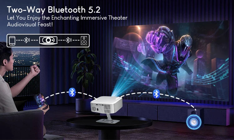 Salange P92MAX Smart Android Projector
