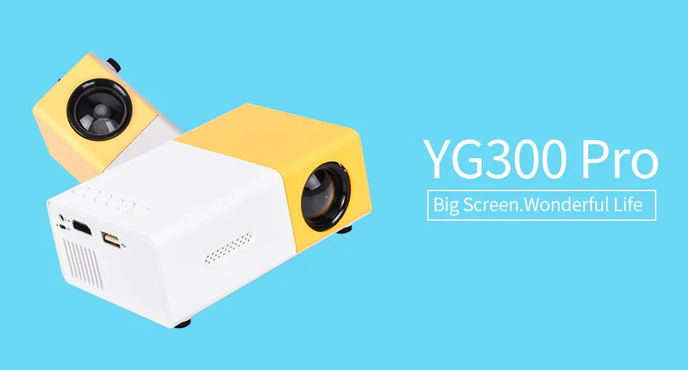Mini LED YG300 Upgraded Home Projector