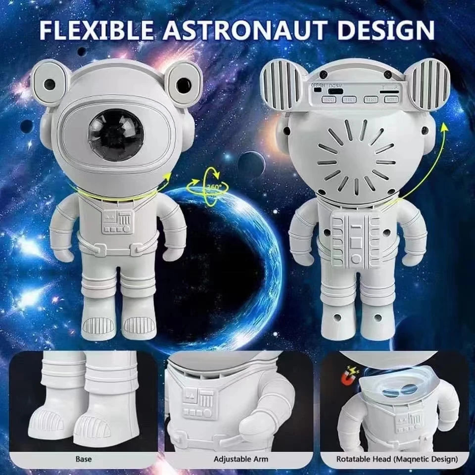 Bluetooth Astronaut Starlight Projector Night Light