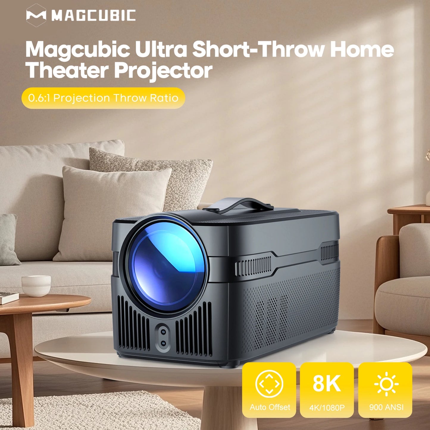 Magcubic HY450 8K Auto Focus Projector