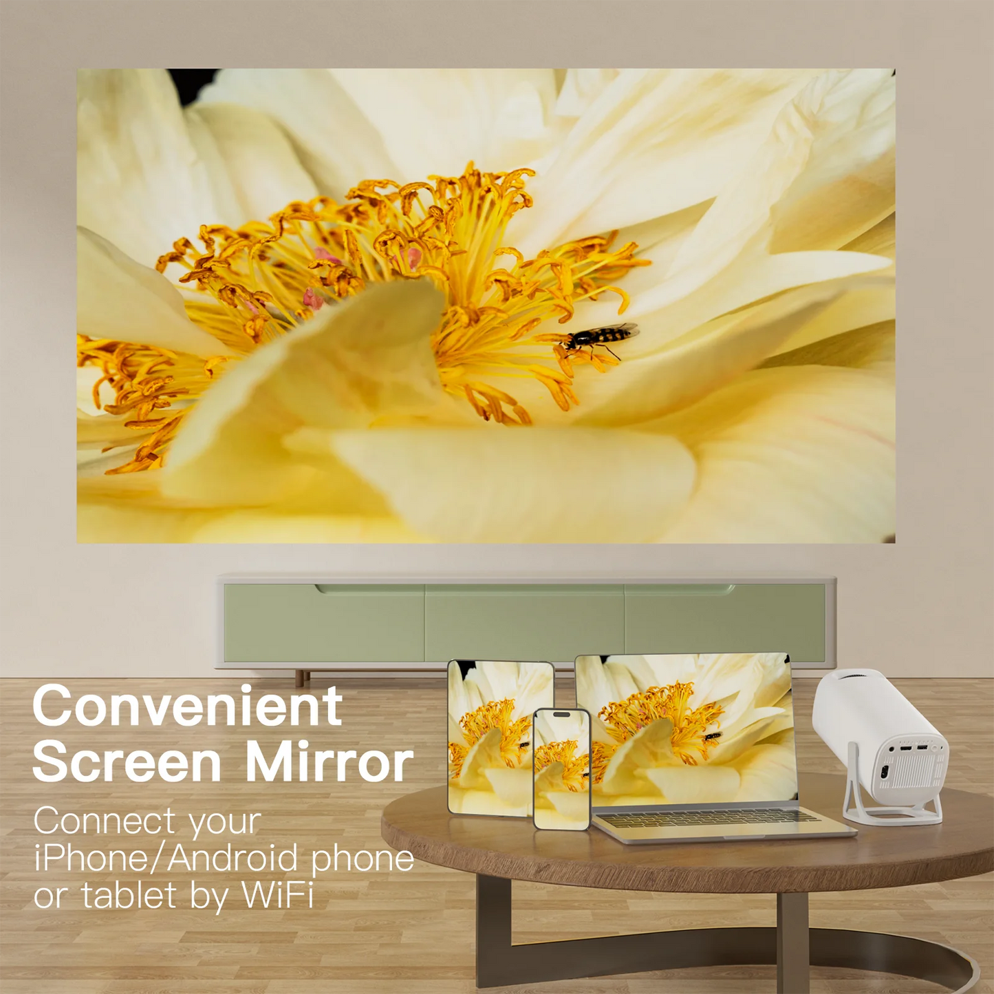 S40 Smart Android 11 4K Projector