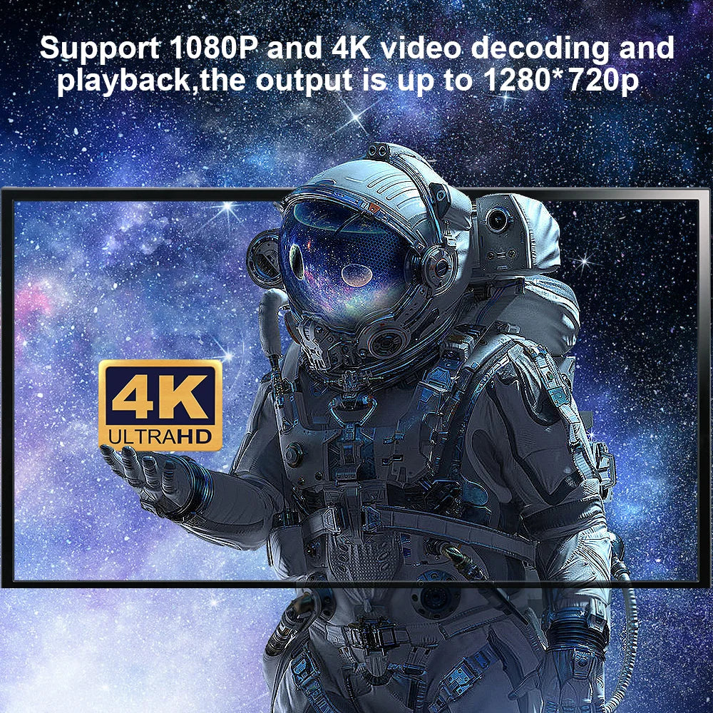 Android Smart Mini 4K Home Projector