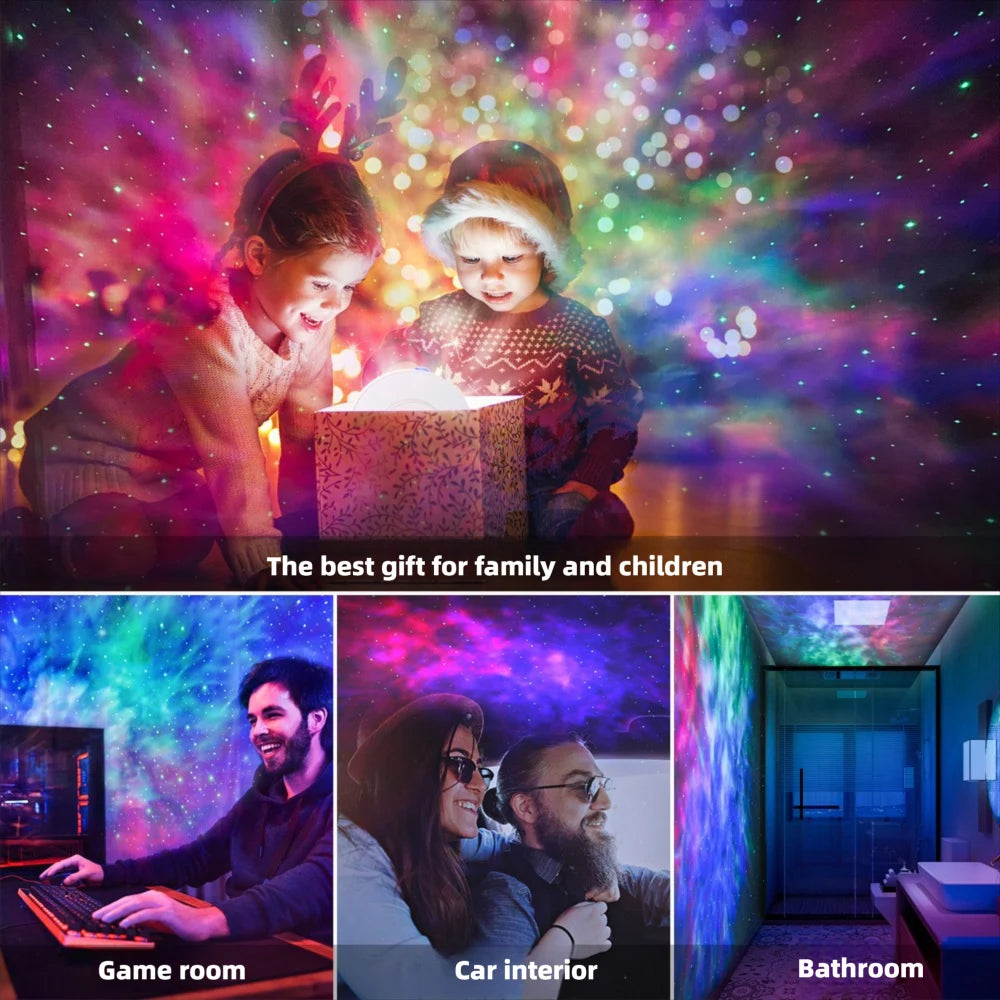 Starry Sky Projector Night Light Speaker
