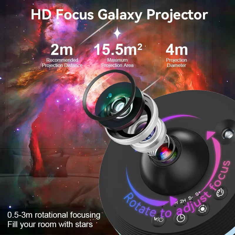 13-in-1 Ultra Clear Galaxy Projector