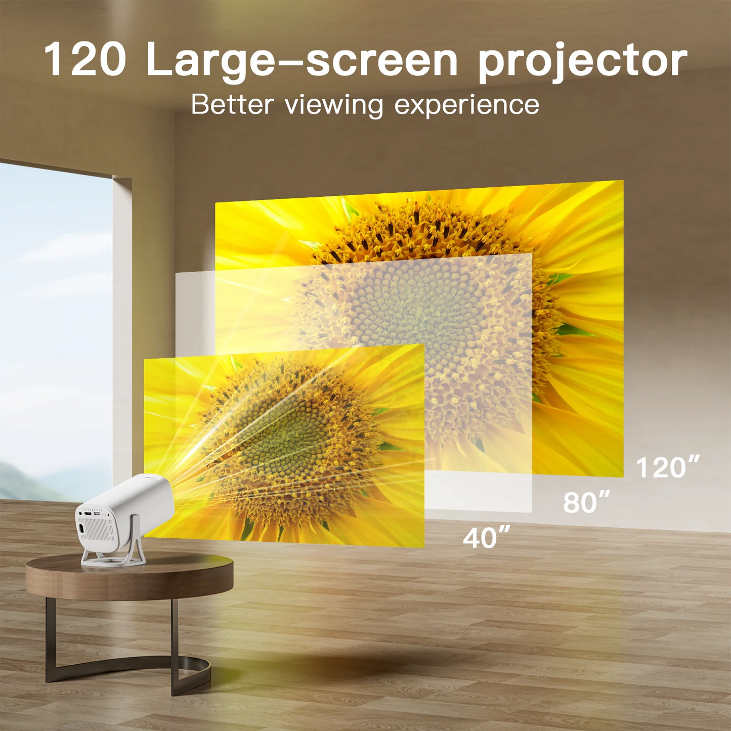 S40 Smart Android 11 4K Projector