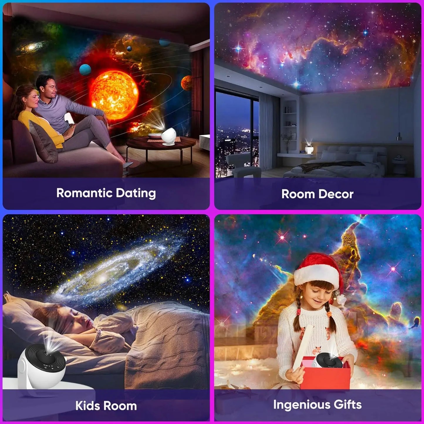 Night Light Galaxy Starry Sky Projector