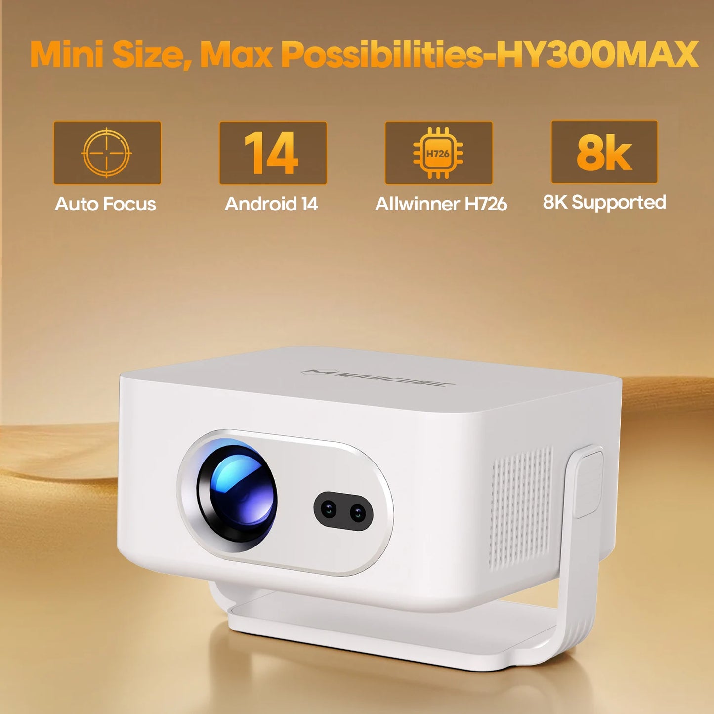 Magcubic Auto Focus 4K Android Projector
