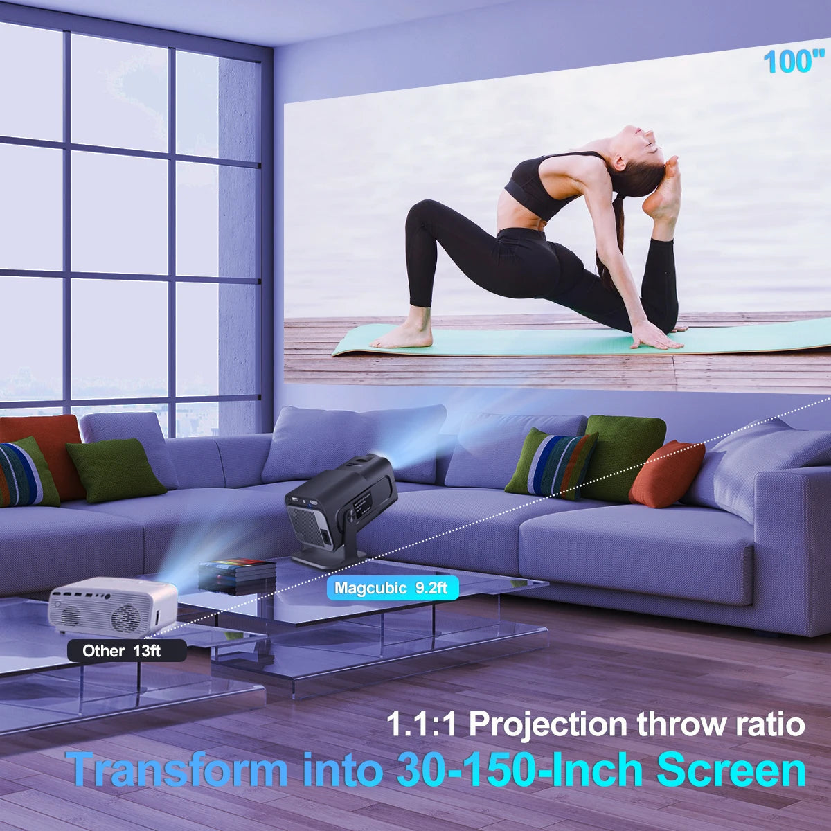 Magcubic HY320 Android 11 4K Projector