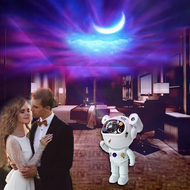 Bluetooth Astronaut Starlight Projector Night Light