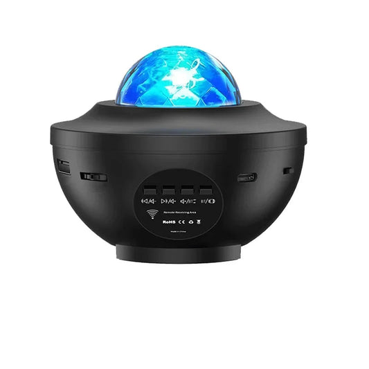 LED Galaxy Projector Night Light Speaker