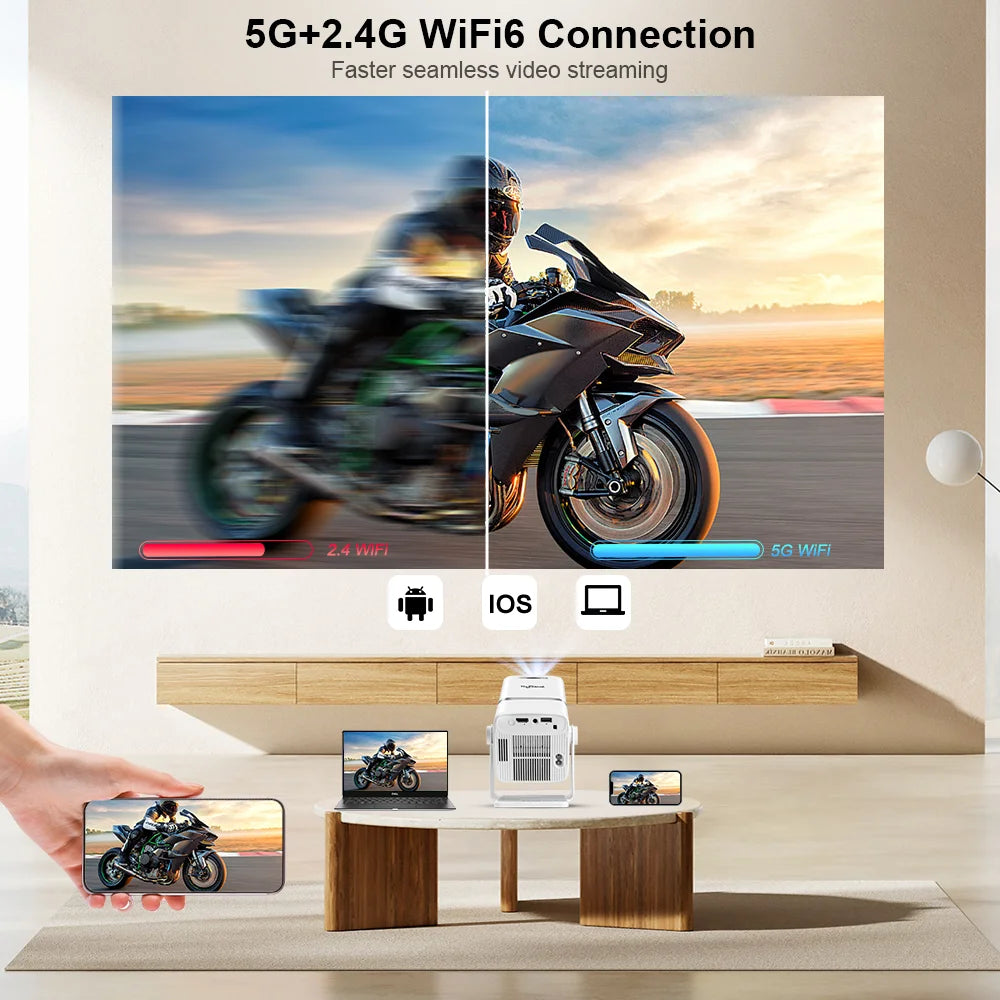 4K Full HD TD80W Android Projector