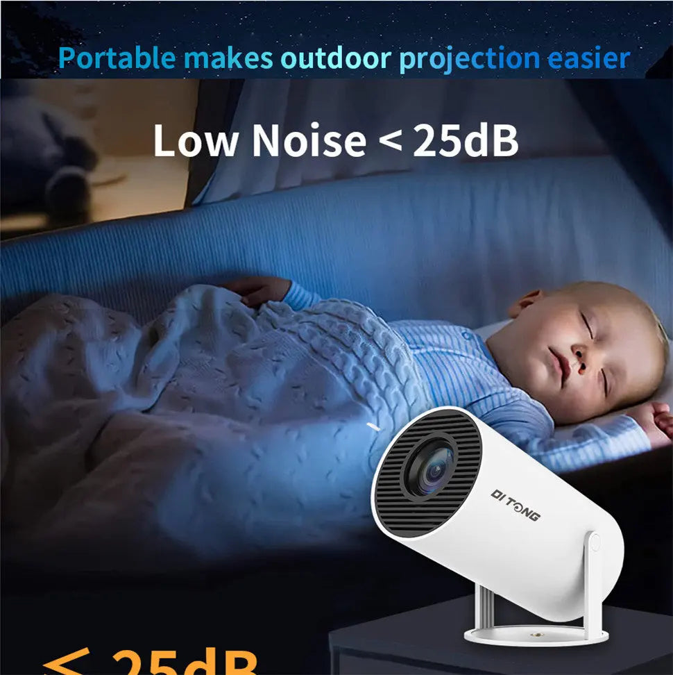 DITONG HY300 Plus HD 4K Projector