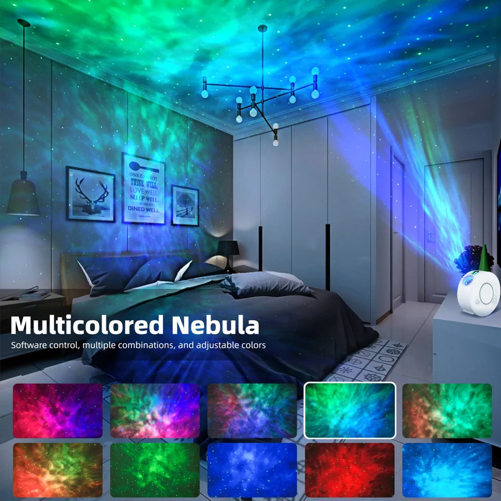 Starry Sky Projector Night Light Speaker