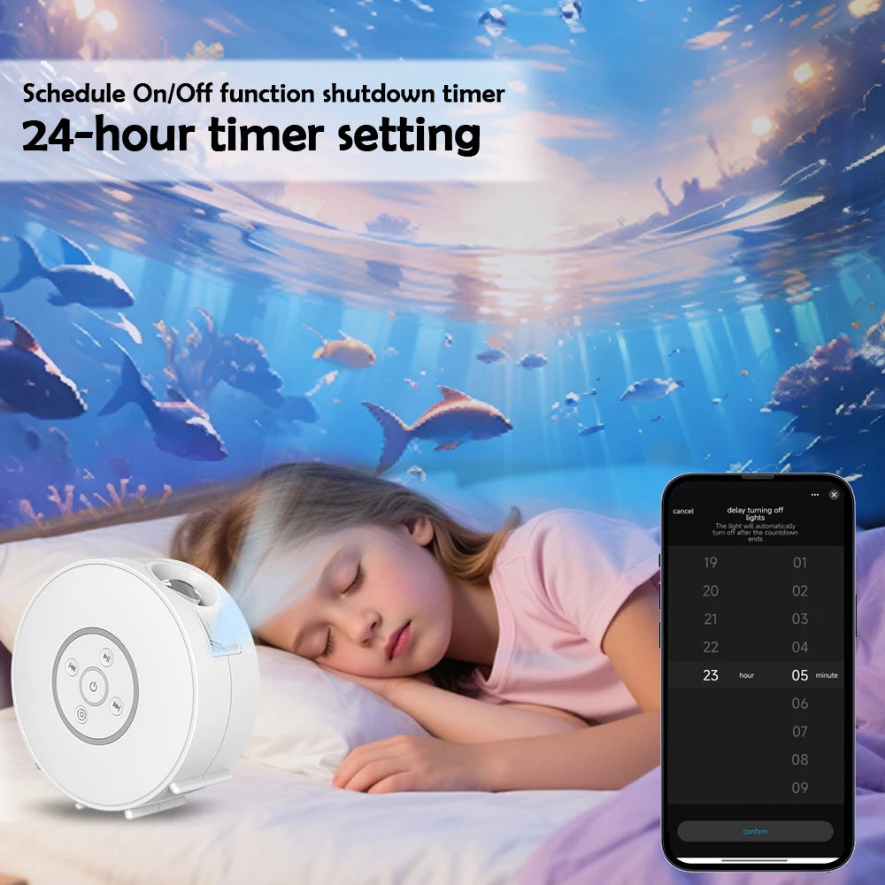 Starry Sky Projector Night Light Speaker