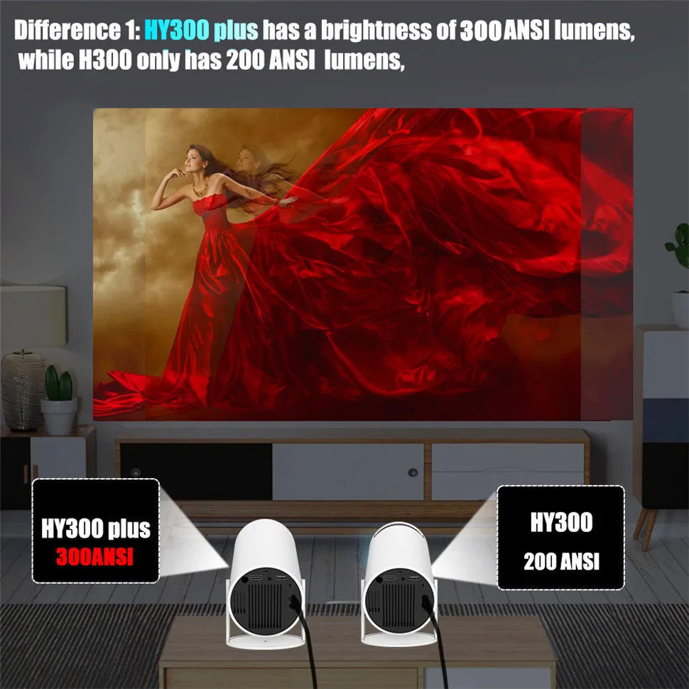DITONG HY300 Plus HD 4K Projector