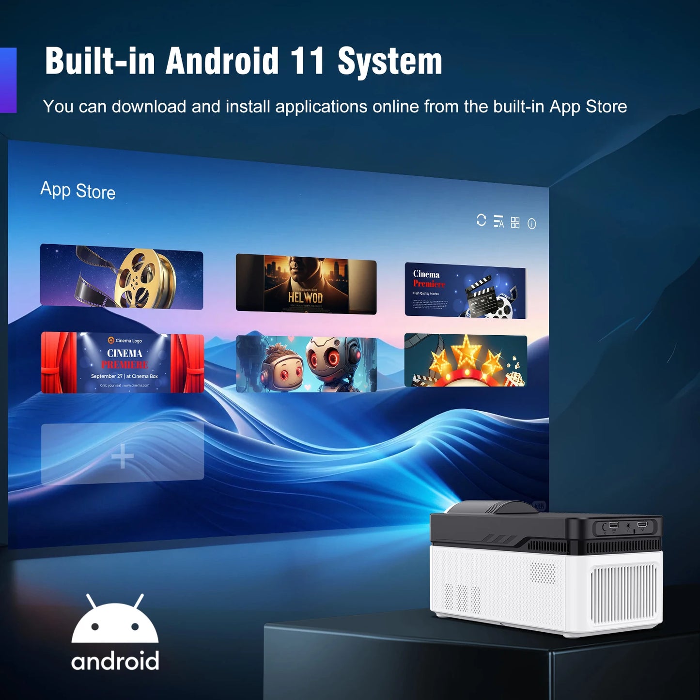 Magcubic HY450 8K Ultra Short Projector