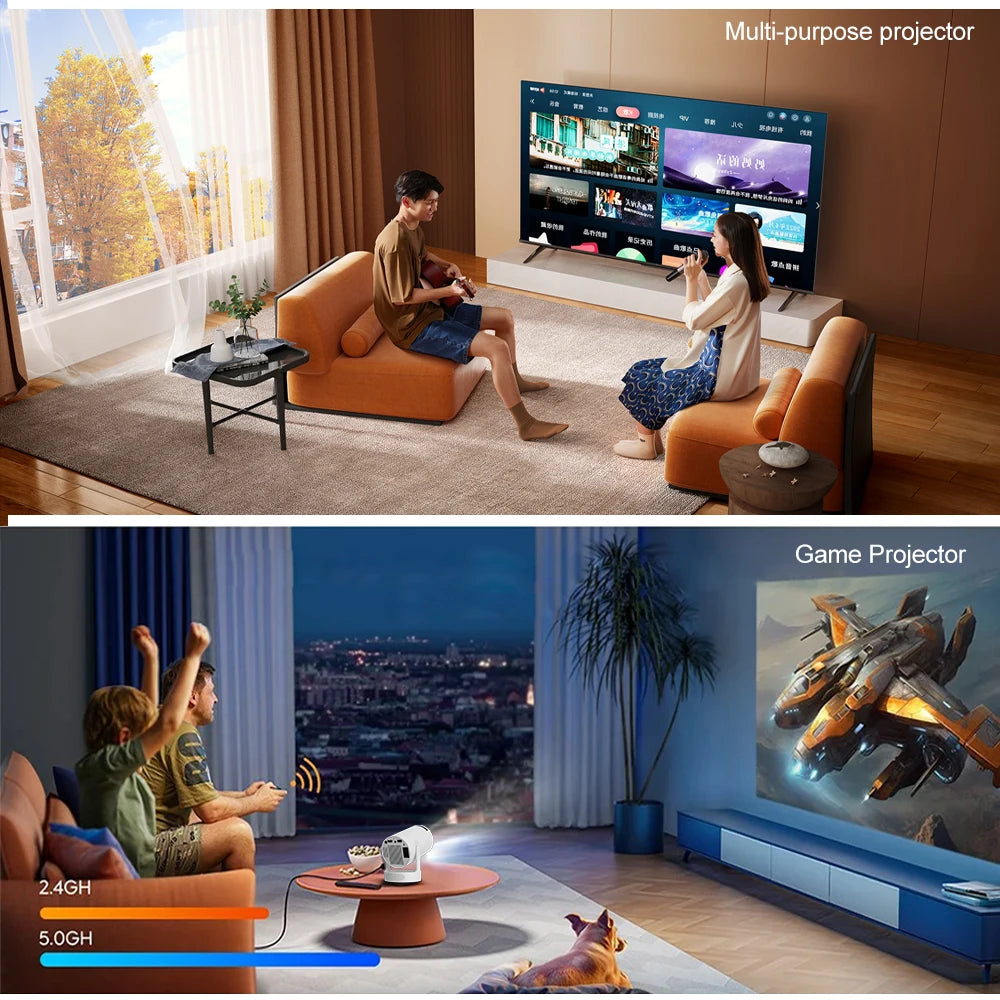 Ultra HY300 4K Android Projector Portable