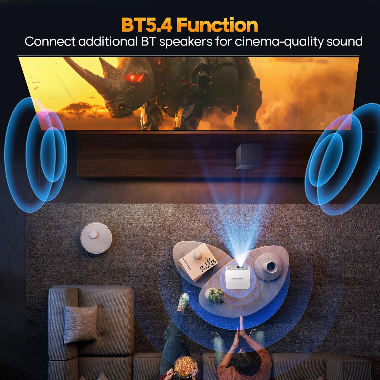 Magcubic Auto Focus 4K Android Projector