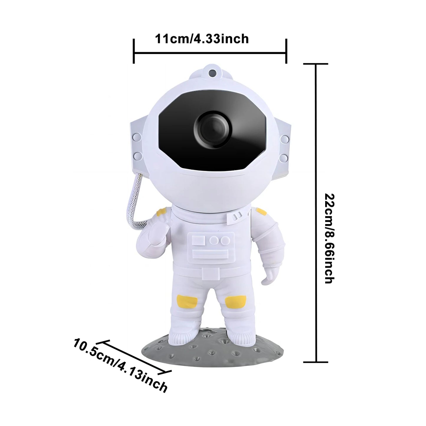 "Astronaut Star Projector Galaxy Night Light