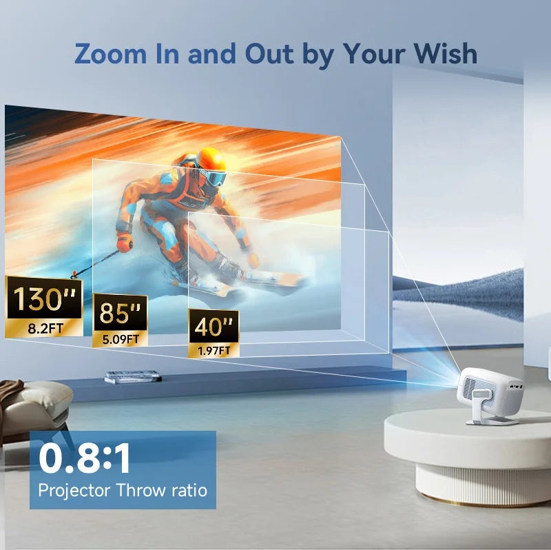 X3Plus HD 1080P 4K Android Projector