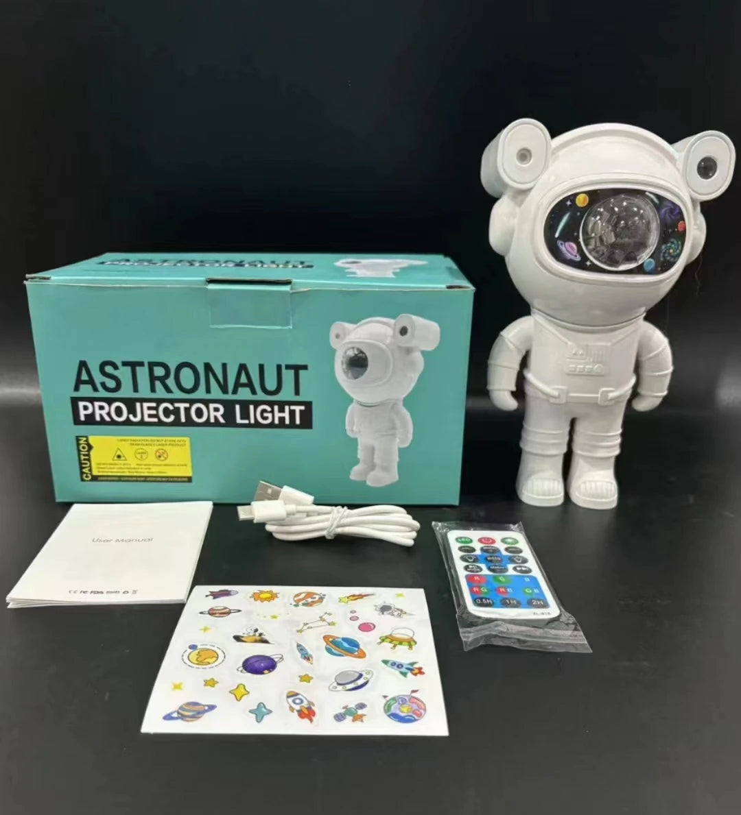 Bluetooth Astronaut Starlight Projector Night Light