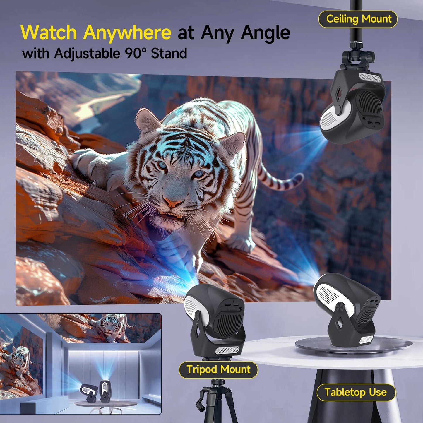 Magcubic HY300 X 4K Android Projector