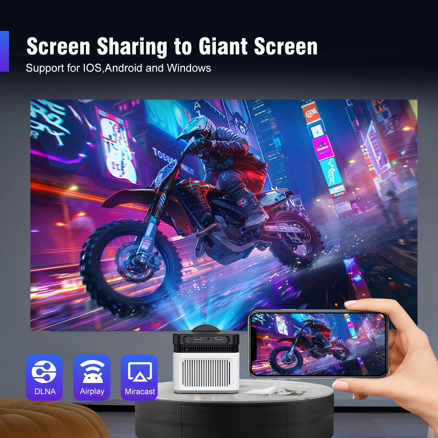 Magcubic HY450 8K Ultra Short Projector