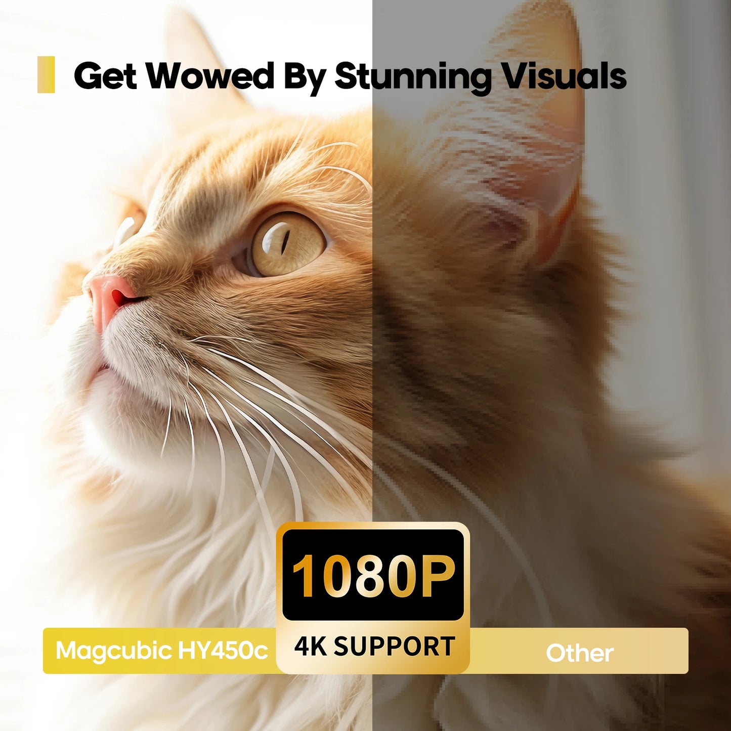 Magcubic HY450 8K Auto Focus Projector